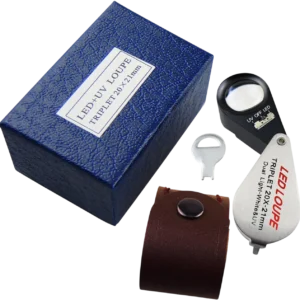 لوپ 20X چراغ دار گوهرشناسی