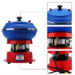 دستگاه تامبلر لرزشی سنگ 5 کیلویی چهار عکس در یک عکس