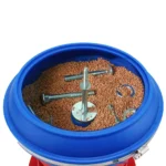 دستگاه تامبلر لرزشی سنگ 5 کیلویی زاویه بالا درب باز