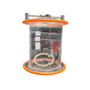 مخزن یدکی دستگاه ساچمه غلطان KT-6808 از نمای روبرو