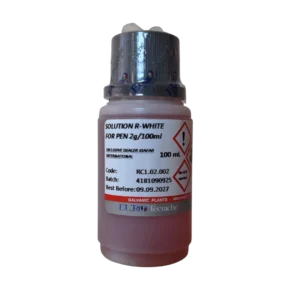محلول رودیوم سفید قلمی (Pen Plating) 2g/100ml R-White Rhodium For Pen